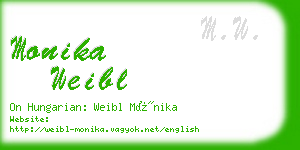 monika weibl business card